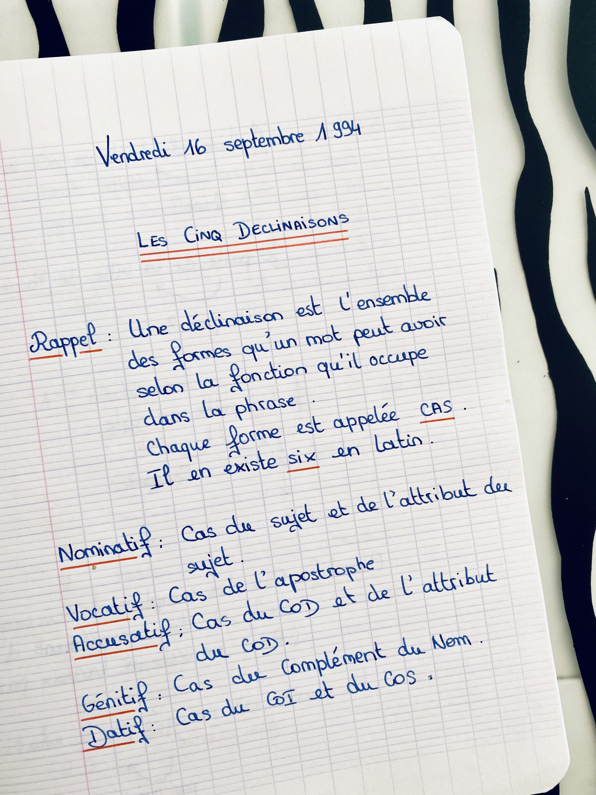 Page De Garde Latin Andrea Le cahier de latin – Balibulle